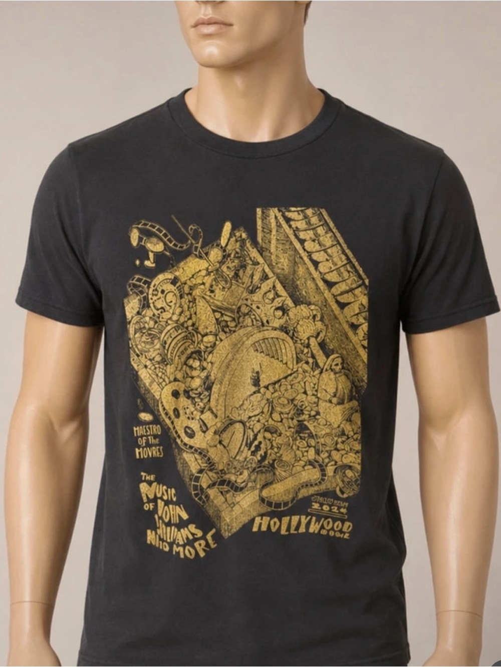 Vintage Rare 2024 John Williams Hollywood Bowl Concert Tee – Michael Phipps Art